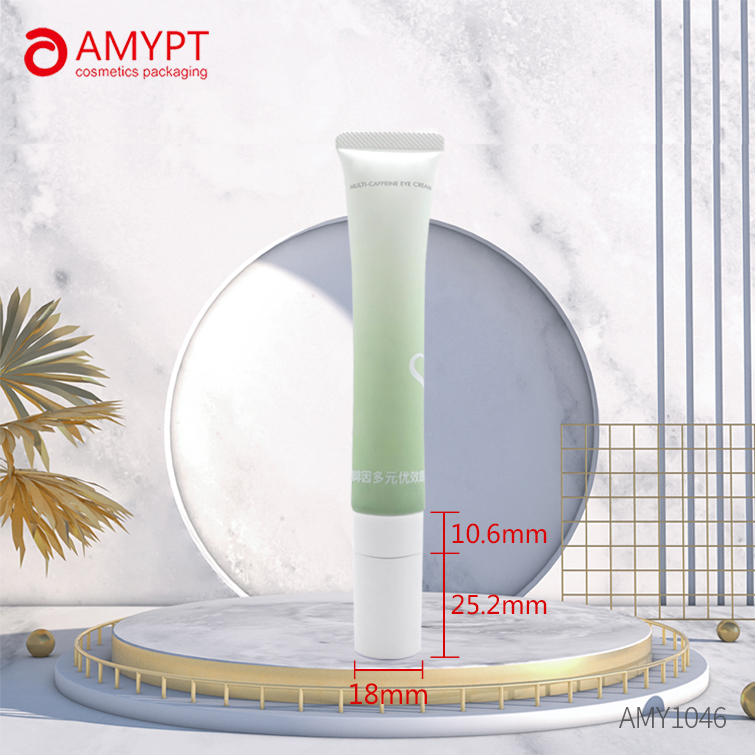 Eye cream tube with High transparent silicone head