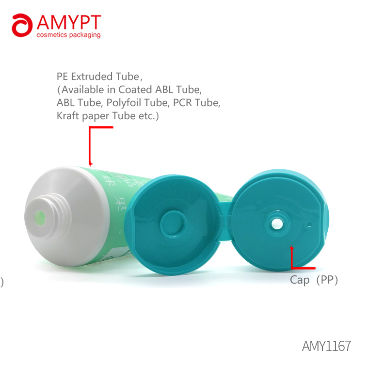 Large capacity flip-top tube packaging