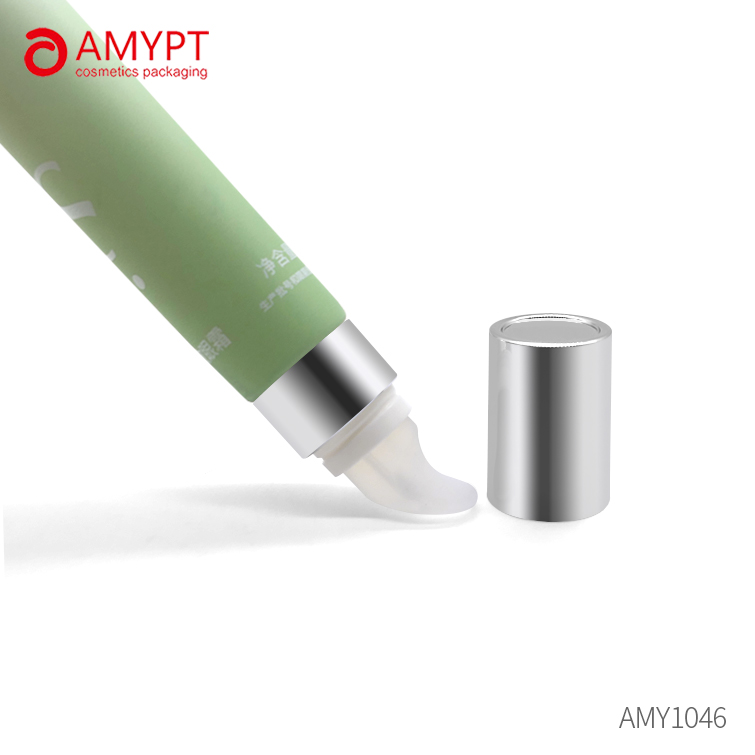 Eye cream tube with High transparent silicone head