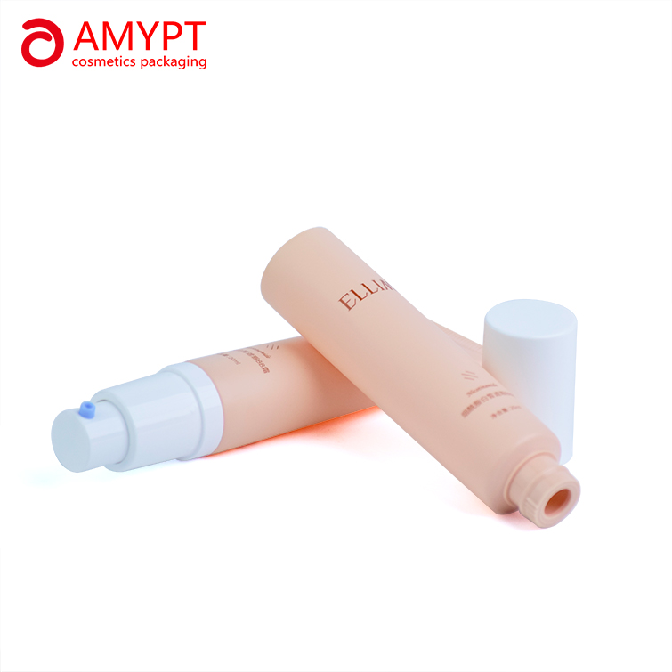 Hot Selling Cosmetic Plastic Pump Tube Packaging for Primer BB Cream