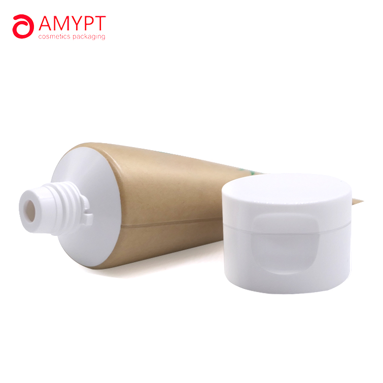 Factory Sales Recyclable Paper Plastic Cosmetic Soft Tube for Body Lotion Hand Cream 