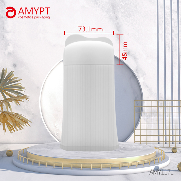 Large capacity cosmetic packaging oval tube 