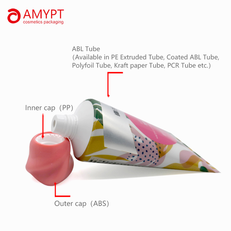 hand cream tube cosmetic packaging plastic tube