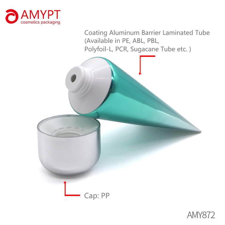 Big Capacity Cosmetic Packaging Tube Aluminum Plastic Tube with Screw Cover