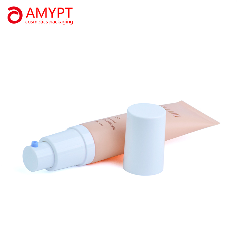 Hot Selling Cosmetic Plastic Pump Tube Packaging for Primer BB Cream