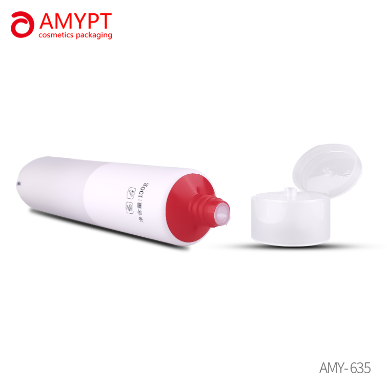 Large Capacity Cosmetic Stylish Tube Packaging with Filp-top Cap