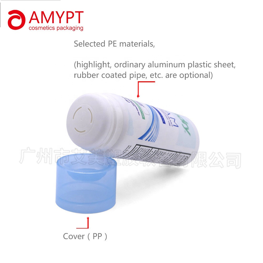 Cosmetic Tube Packaging with Sugar Cane Material