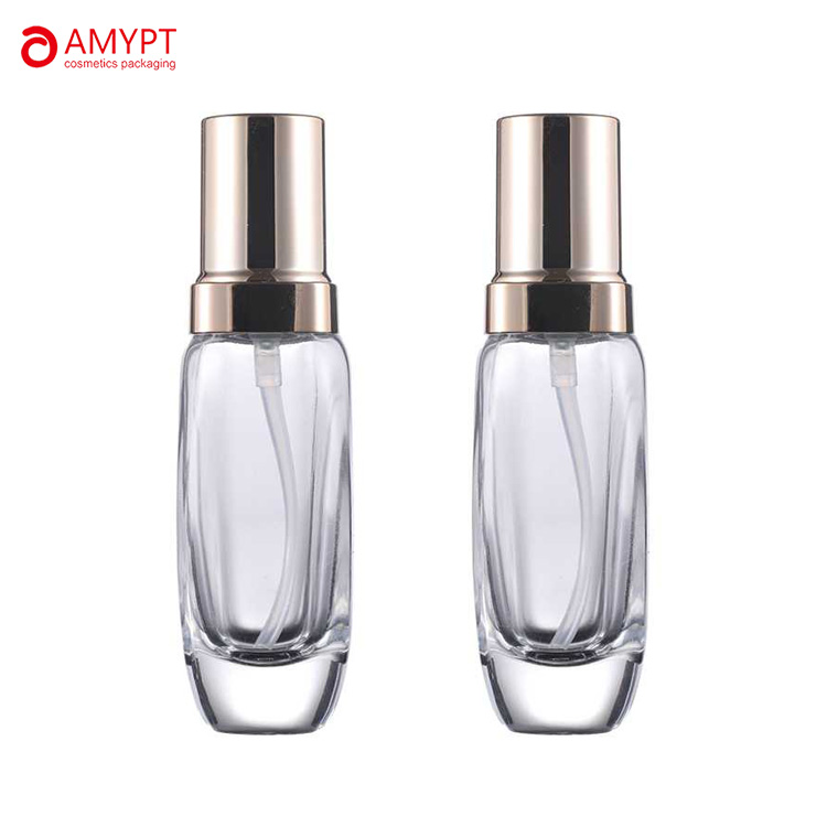 Empty Matte Frosting Glass Cosmetic Bottles