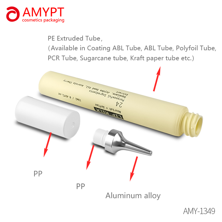 8-15g Pratical Aluminum Alloy Nozzle Tube Packaging