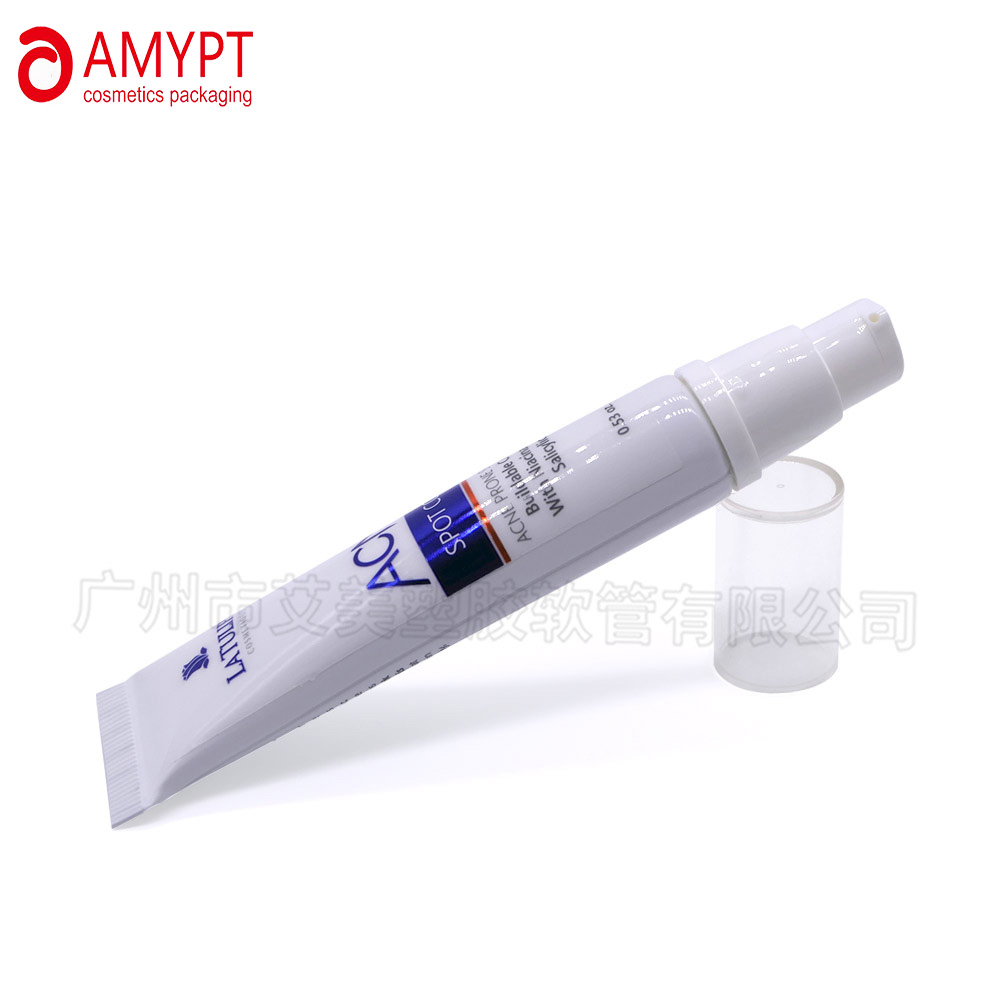 Cosmetic Packaging Plastic Airless Pump Tubes for Cream/Lotion/Gel