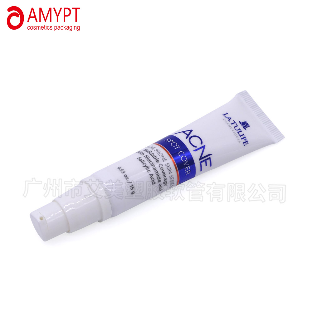 Cosmetic Packaging Plastic Airless Pump Tubes for Cream/Lotion/Gel