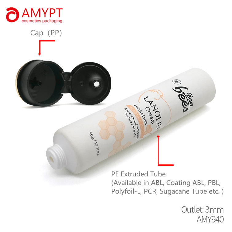 D30mm Custom Plastic Tube for Body Cream