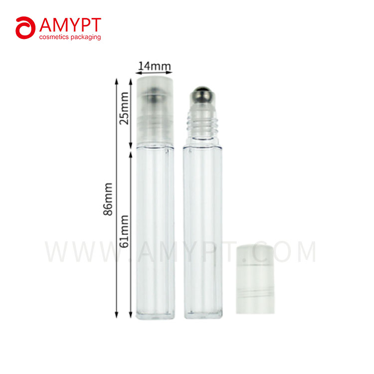 Clear Glass Perfume Roll On Bottles for Packaging