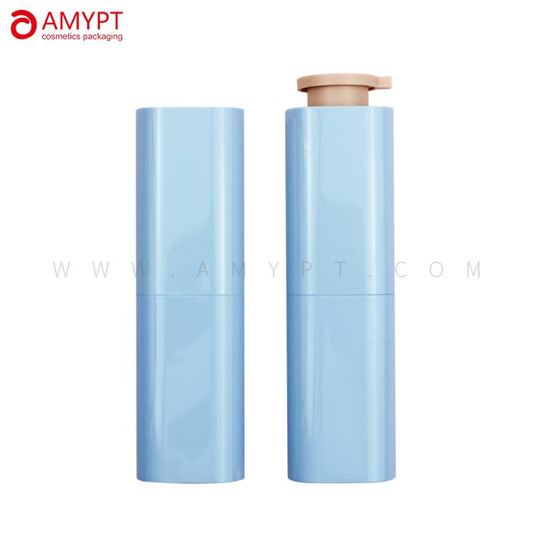 Customized Square Shape Cosmetic Bottle with Airless Pump