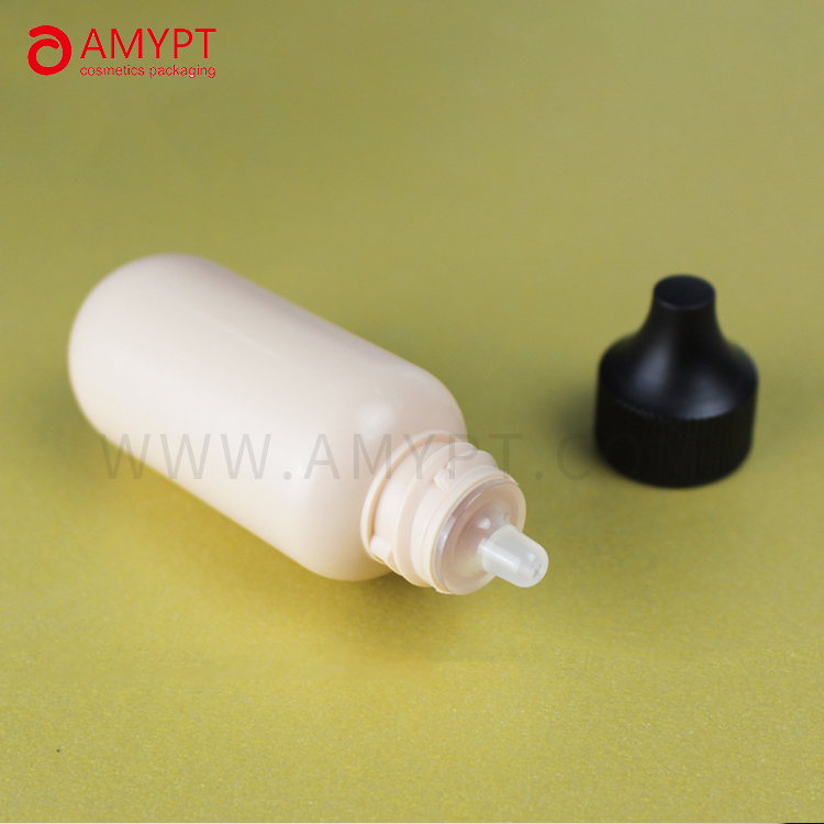 Squeezable Plastic Dropper Bottle for Liquid Foundation 