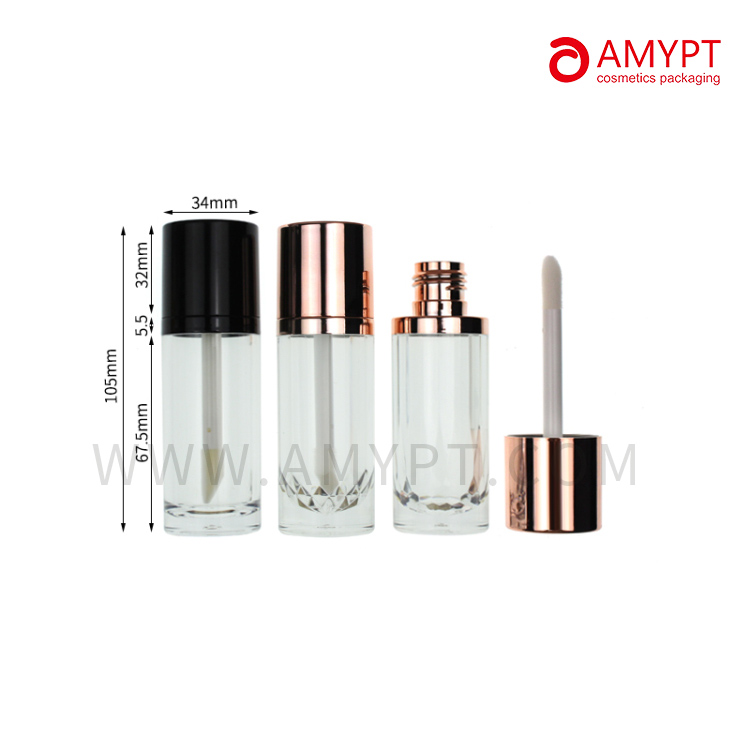 35ml Transparent Plastic Lip Gloss Bottle