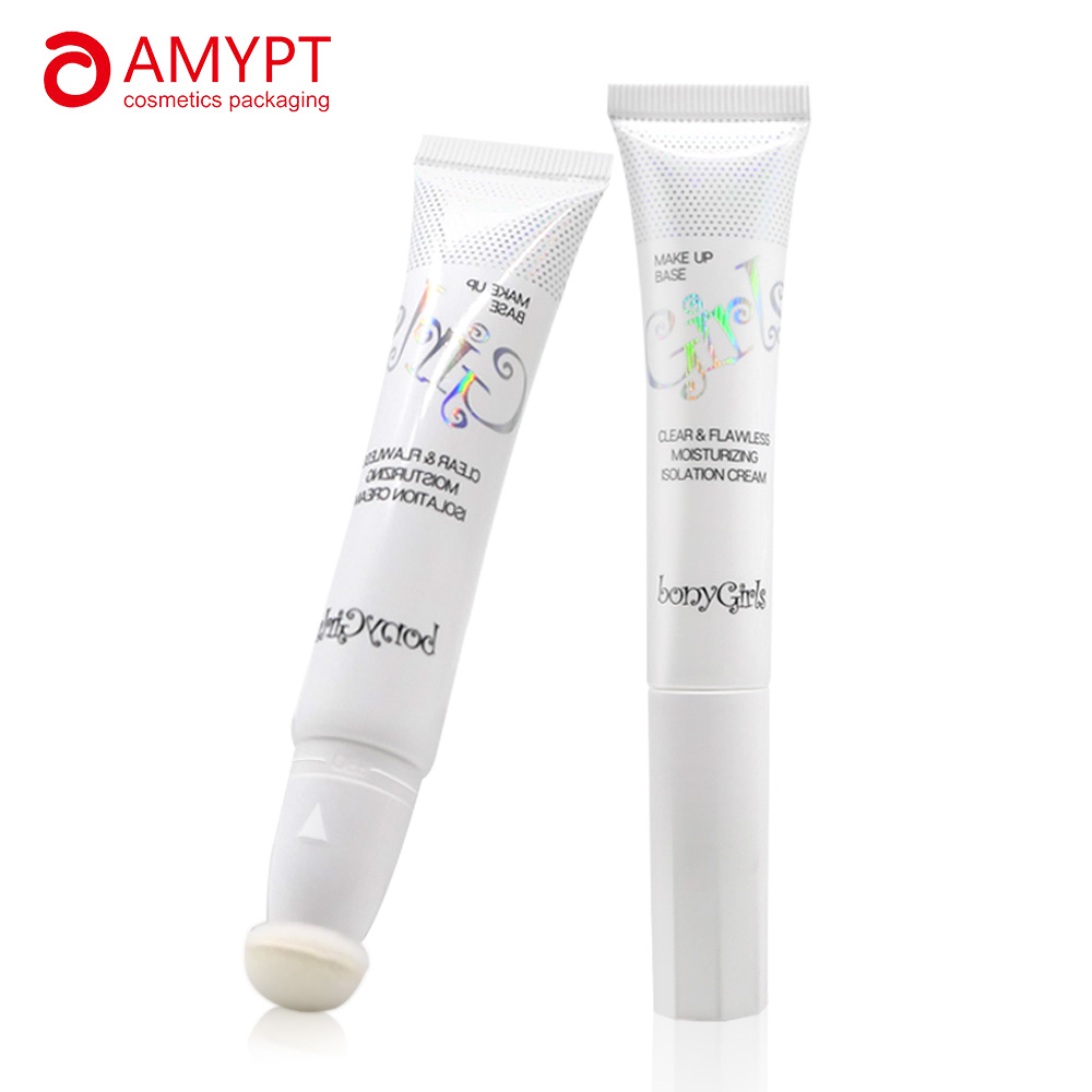 Cosmetic Packaging Tube With Make Up Brush