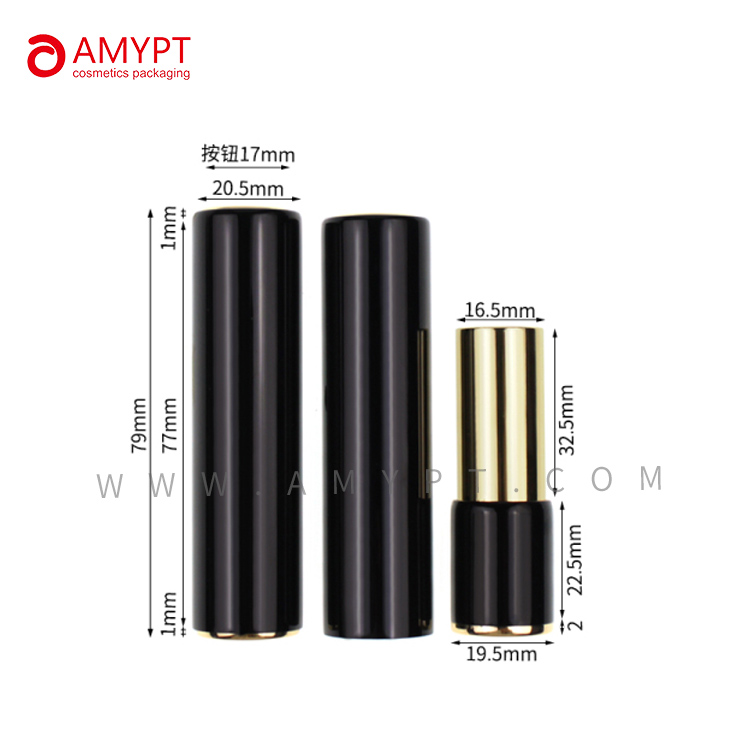 Eco-friendly Cosmetic Lipstick Tube Makeup Packaging Tube High Quality Packaging Cosmetics Plastic Tube with Button