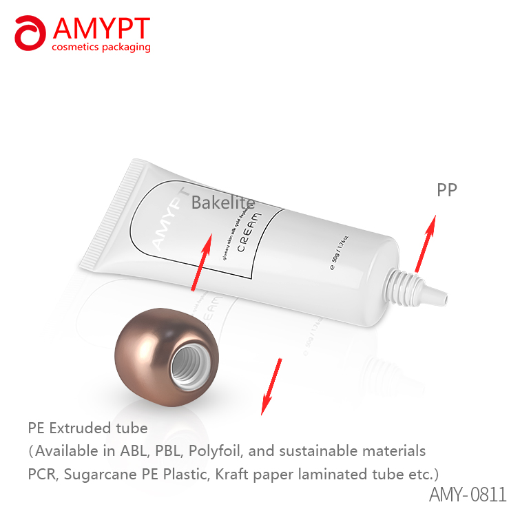 30-80g PE Extruded packaging tube with Bakelite cap