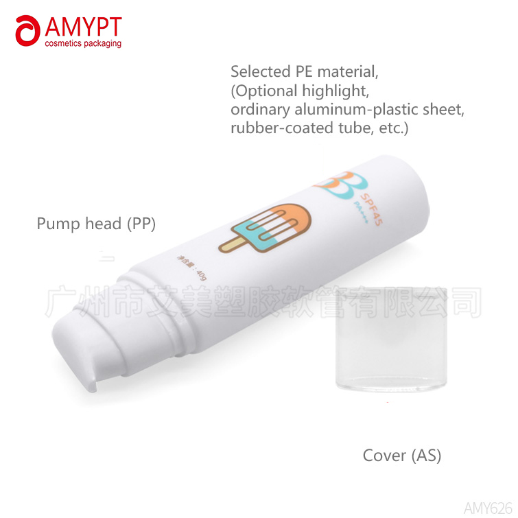 China Professional Cosmetic PE Pump Tube for Lotion