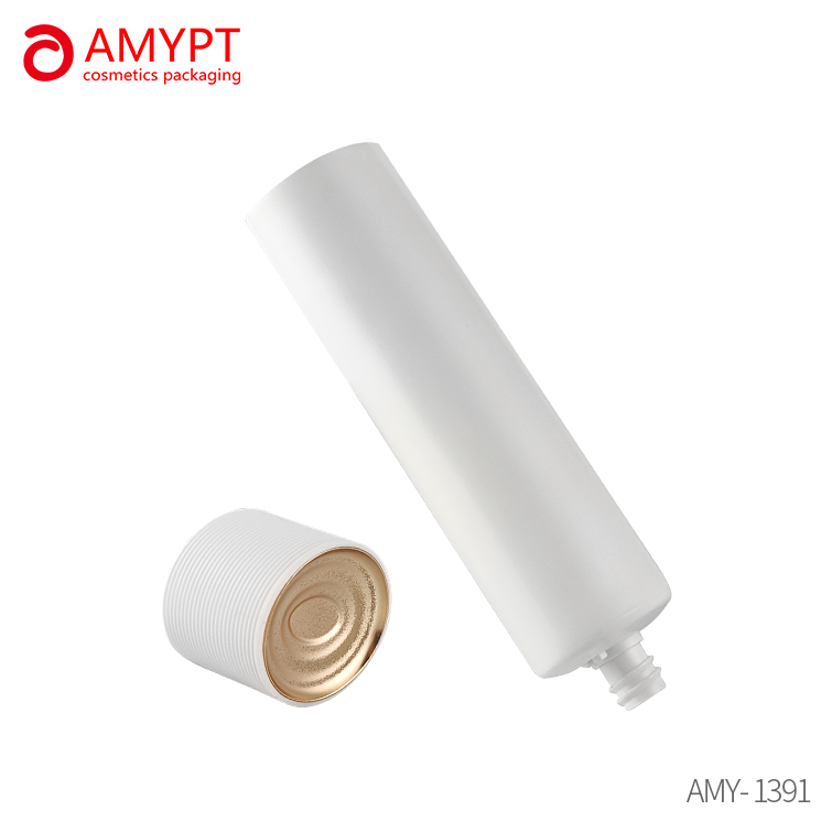 50-100ml Fancy Skincare Screw Cap tube PE Extruded packaging tube Cosmetic Flat Cream tube