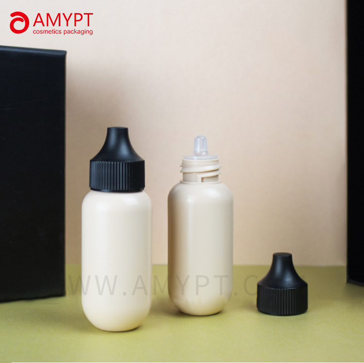 Squeezable Plastic Dropper Bottle for Liquid Foundation 