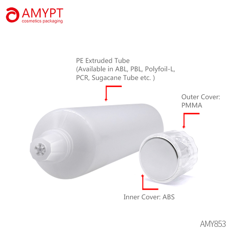 D40mm Cosmetic Dual Chamber Tube Packaging