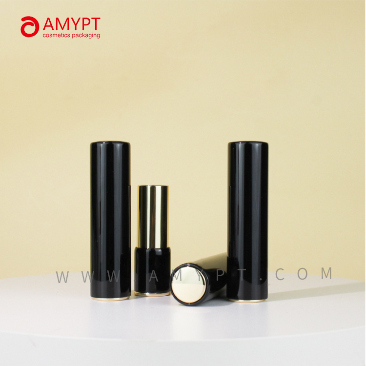 Eco-friendly Cosmetic Lipstick Tube Makeup Packaging Tube High Quality Packaging Cosmetics Plastic Tube with Button