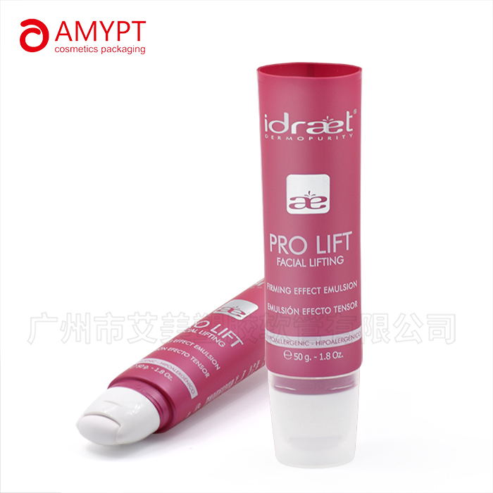 Squeeze Cosmetic Plastic Tube with Massage Head