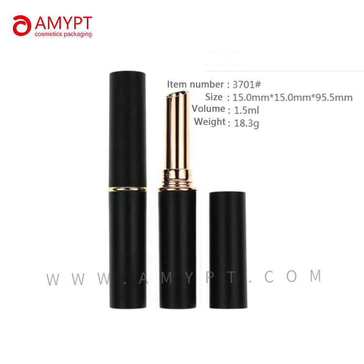 Black Lipsticks Package in Stock Best Lipstick Container Cosmetics Tube 